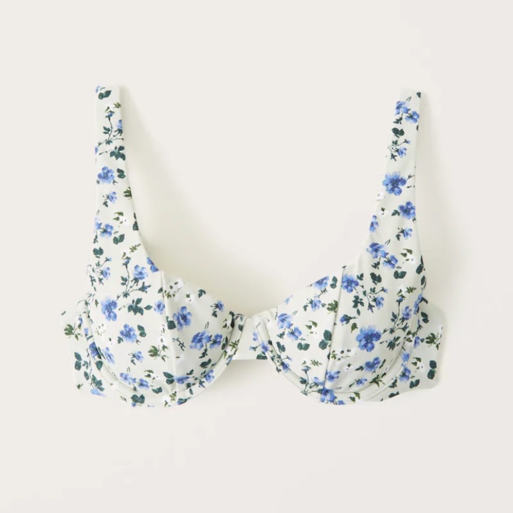 Abercrombie Wide Strap Underwire Bikini Top